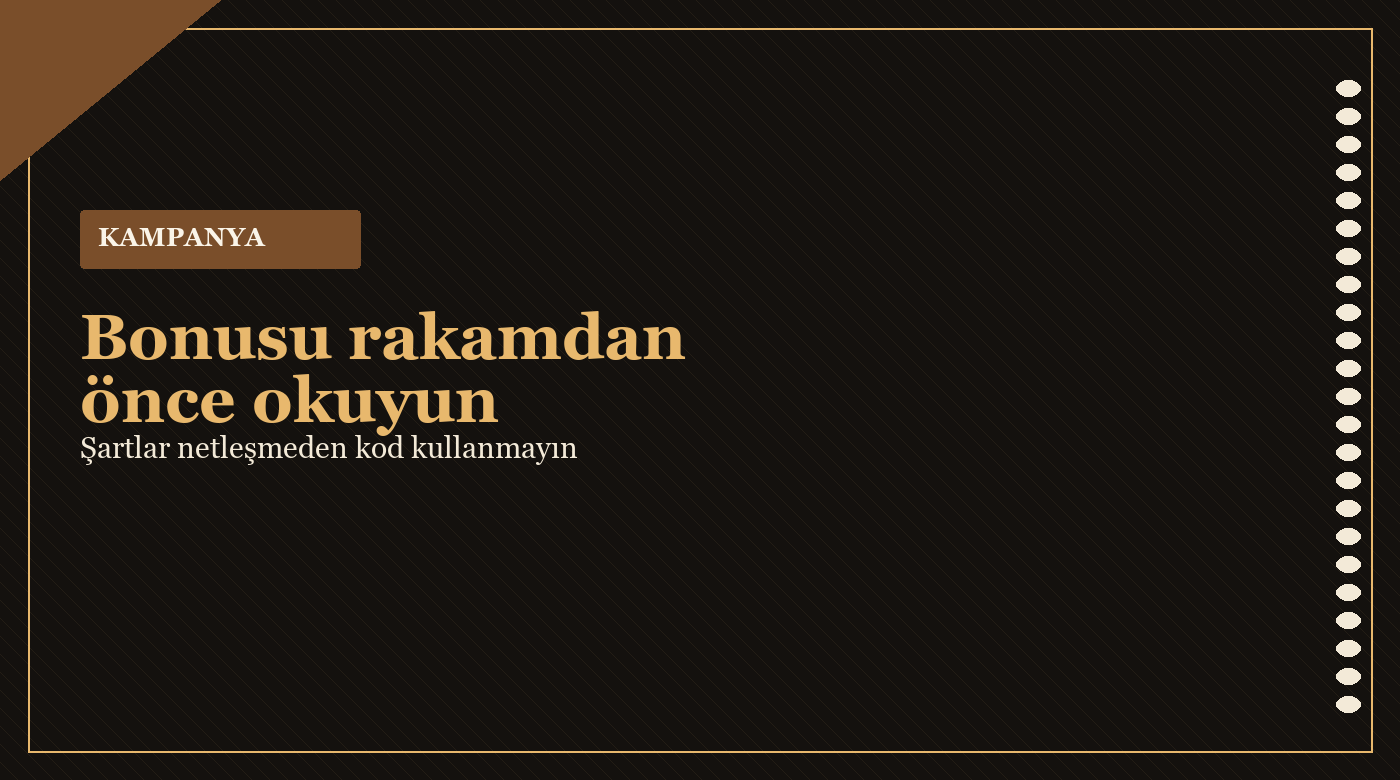 Parmabet bonus kampanyası notu