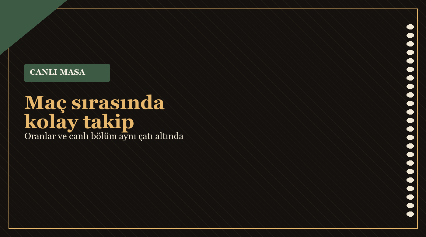 Parmabet canlı bahis masası